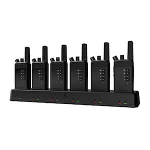 Performa 400 36-Mile Range 6-Pack Business 2-Way Radios with Dock Charger