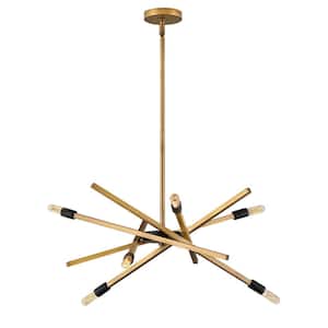 Archer 6-Light Heritage Brass Sputnik Chandelier