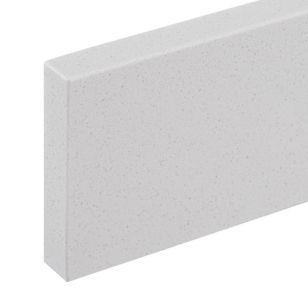 LANDOLT 36 in. W Quartz Vanity Backsplash in White LABQ100WH - The