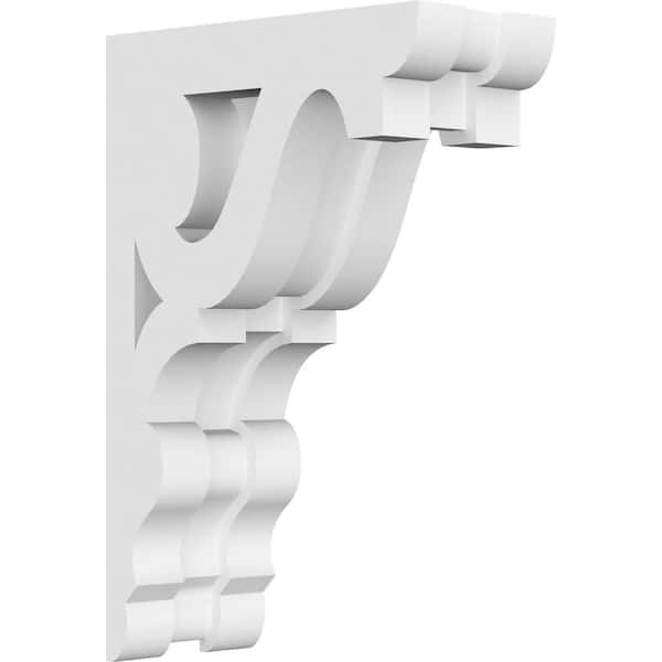Ekena Millwork 1-7/8 in. x 6 in. x 4 in. PVC Robin Corbel