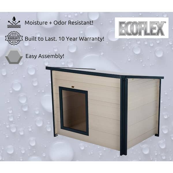 New Age Pet ECOFLEX Lodge Style Dog House -X Large ECOH203XL - The