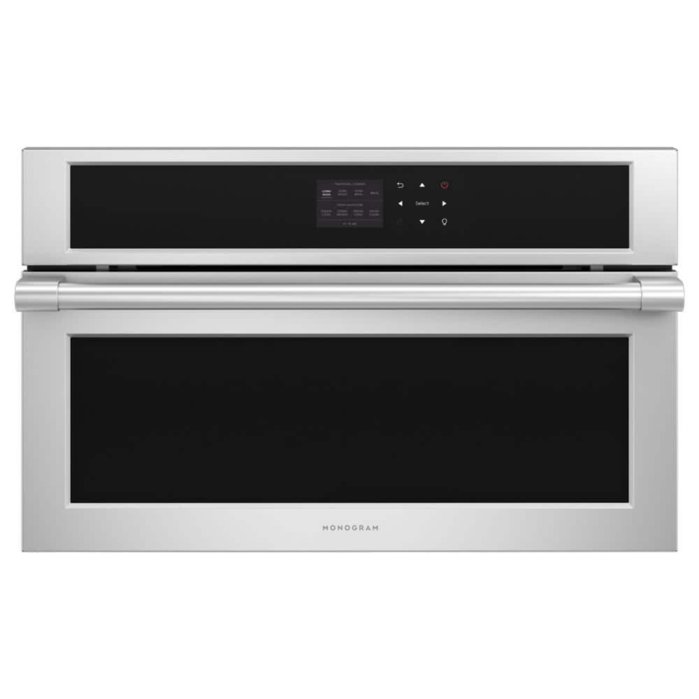 30 in. Single Electric Wall Oven with Steam Cooking and Convection in Stainless Steel