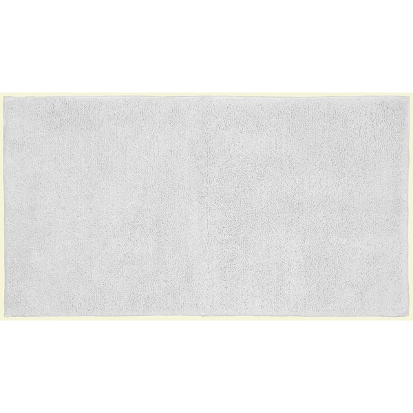 Queen Cotton White 24 in. x 40 in. Washable Bathroom Accent Rug