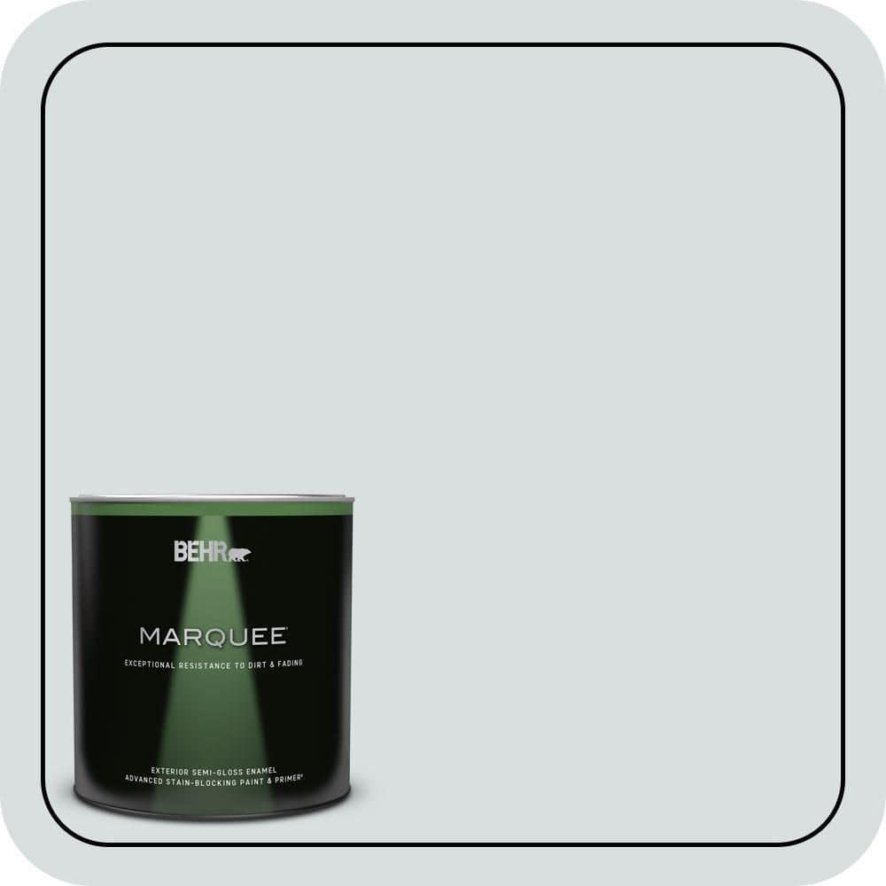 1 qt. #ECC-31-2 Echo Mist Semi-Gloss Enamel Exterior Paint & Primer price history on PriceWatchPro