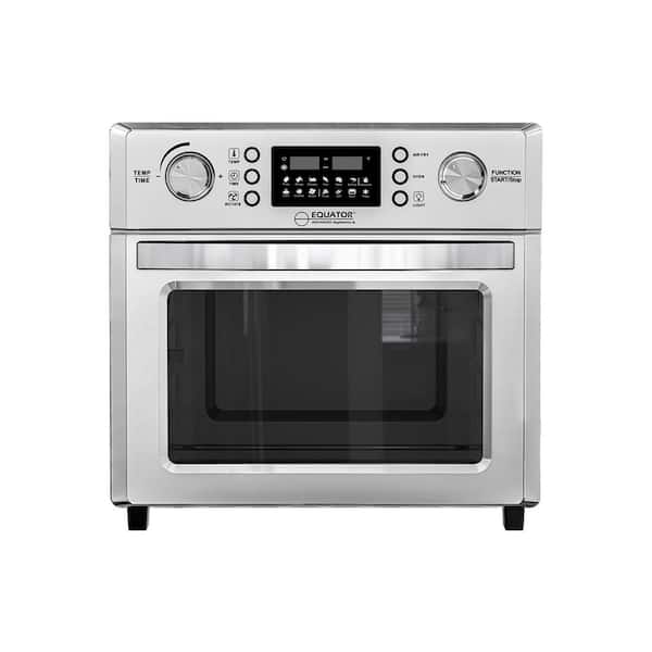 0.93 cu.ft Stainless 5-in-1 Air Fryer, Convection Oven, Pizza Oven, Grill, and Dehydrator with 360 Air Circulation