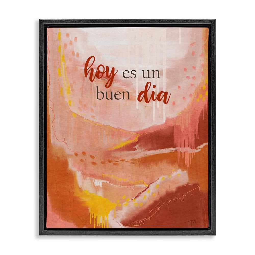 Today's a Good Day by Angel Nicole Black Floater Frame Typography Graphic Art Print 31 in. x 25 in. price history on PriceWatchPro