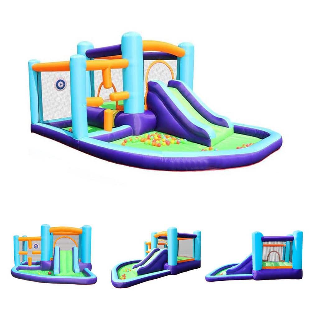 Bounce House with Ball Pit, Slide & Air Blower, 1-Pack, Oxford Material, Safety Mesh Walls price history on PriceWatchPro