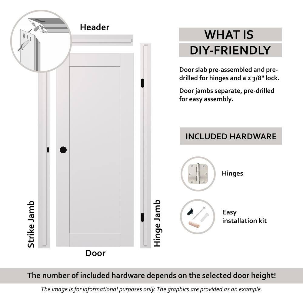 Ribeira Ash 32" x 80" Frosted Glass Pine Prehung Interior Door