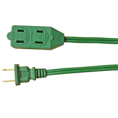 16/2 in. X 6 ft. Green 6 ft. X 12 ft. Extension Cords (3-Pack) Kab-1/Kab-10f