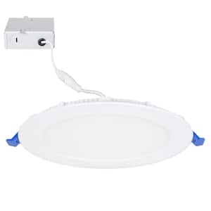 6 in. Round 5000K Daylight New Construction IC Rated Canless Recessed Integrated LED Kit