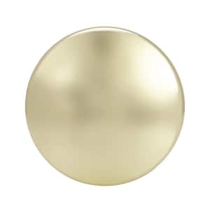 Everyday Heritage 1-3/16 in. (30mm) Traditional Polished Brass Round Cabinet Knob