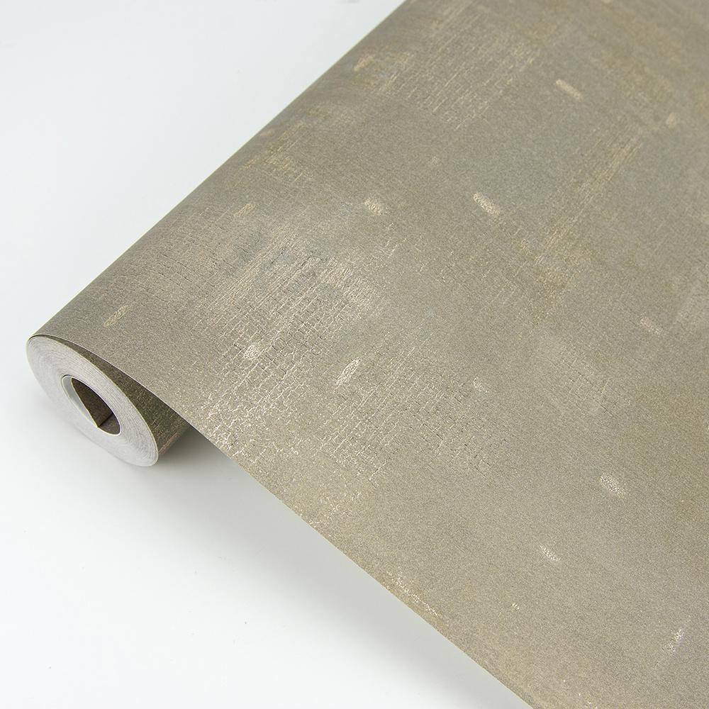 Portia Gold Distressed Non-Pasted Washable Wallpaper Roll