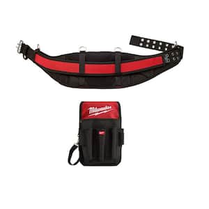 Padded Work Belt with 9-Pocket Utility Pouch (2-Piece)