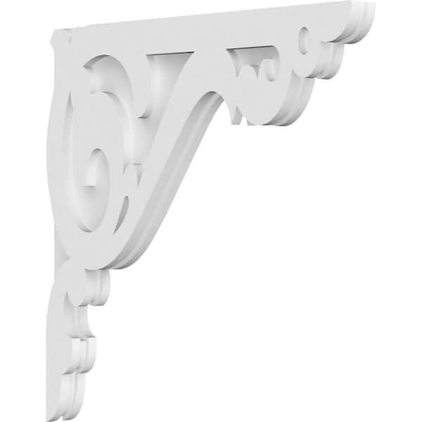 Ekena Millwork Amber 1.5 in. W x 22 in. H x 22 in. D Signature Urethane Polyurethane Corbel