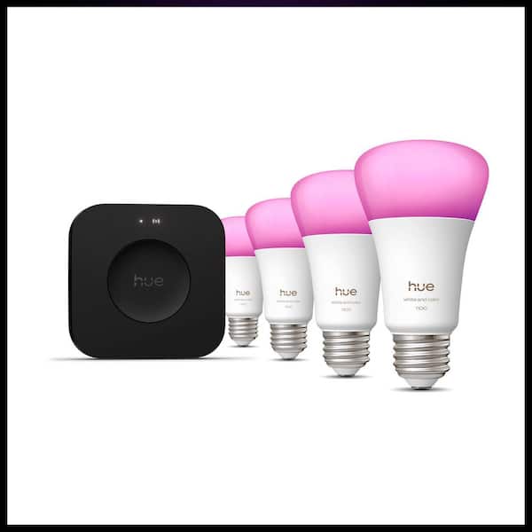 Philips Hue 75-Watt Equivalent A19 Smart LED Color Changing Light