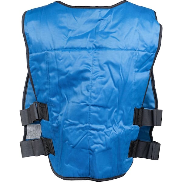 PIP EZ-Cool Blue Medium/Large Cotton Nylon Cooling Vest with