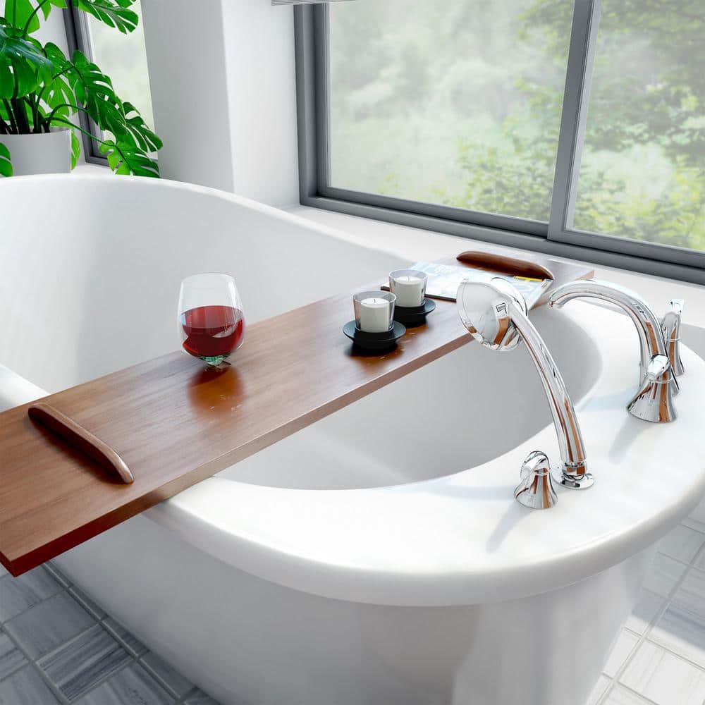 Seneca 60" White Acrylic Freestanding Soaking Tub