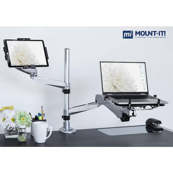 mount-it! Modular Full Motion Laptop and Tablet Desk Mount fits up