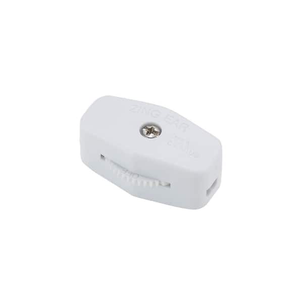 Bel Air Lighting White 3 Amp Feed-Through On/Off Lamp Switch ...