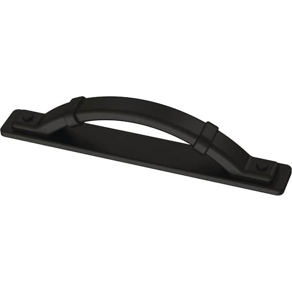 Liberty Liberty Dual Mount Industrial Trunk 4 or 5-1/16 in. (102/128 mm) Matte Black Cabinet Drawer Pull