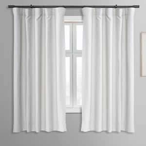 Chalk Off White Rod Pocket Blackout Curtain - 50 in. W x 63 in. L (1 Panel)