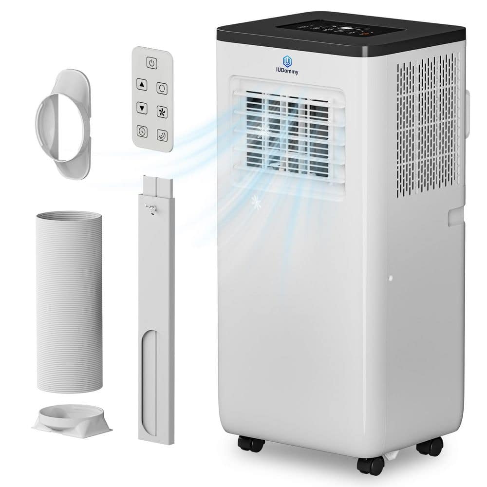 10,000 BTU (ASHRAE) 6,500 BTU (DOE) Portable Air Conditioner Cools 450 sq. ft. with 4-in-1 Modes, LCD Remote in White price history on PriceWatchPro