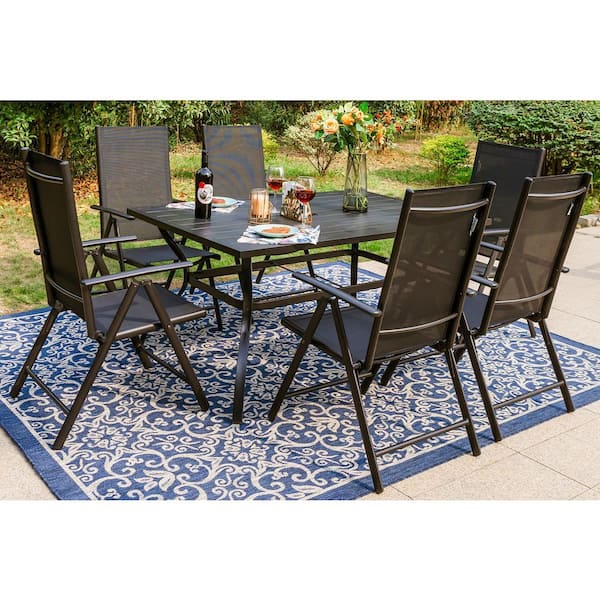 7 piece folding dining set