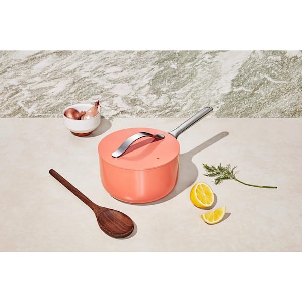 Caraway Home 3-Pc Ceramic Nonstick Cookware Set & Container 