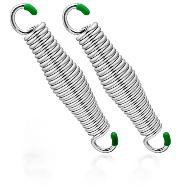 2-Pack Premium Porch Swing Springs, 1300 lb. Heavy Duty Rust Resistant Springs for Porch Swing, Hammock, Hanging Chair