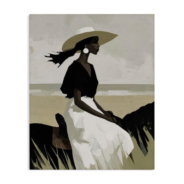 Equestrian Windswept Muse  Canvas Wall Art, design by Svetlana Aleynikova
