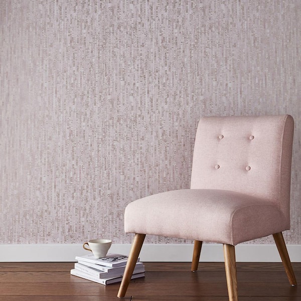 Betula Blush Pink and Rose Gold Removable Wallpaper Sample