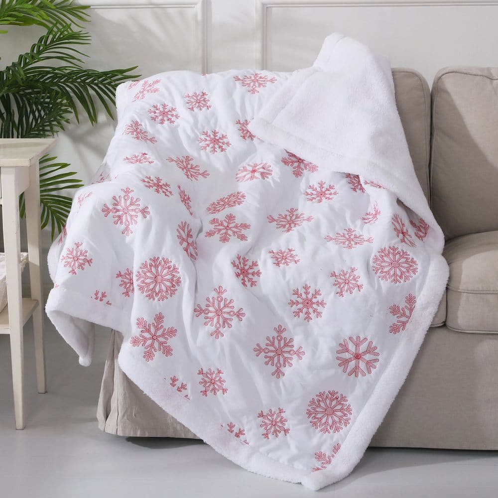 Snowflake throw sale