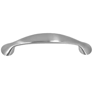 Silhouette 3-3/4 in. Center-to-Center Satin Nickel Cabinet Pull (10-Pack)