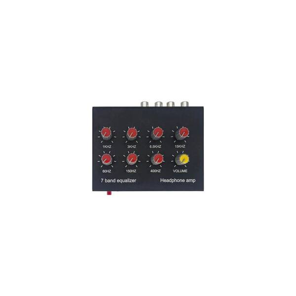 phyfalip 7-Band EQ Digital Sound Equalizer with 2-Channel