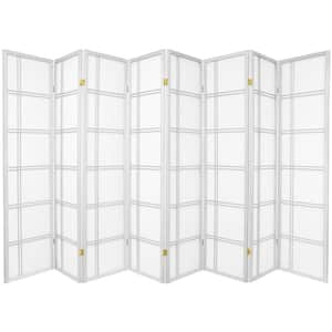 6 ft. White 8-Panel Room Divider