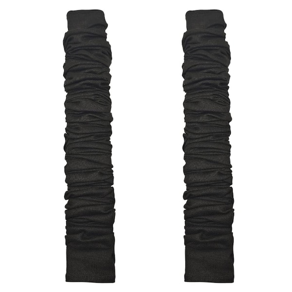 2-Pack Natural Burlap Chandelier Chain and Cord Cover, 6 ft Length with Velcro Closure for Wires