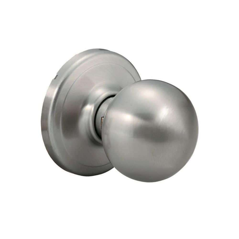 DELANEY HARDWARE Bordain Stainless Steel Dummy (Pair) Door Knob 315322