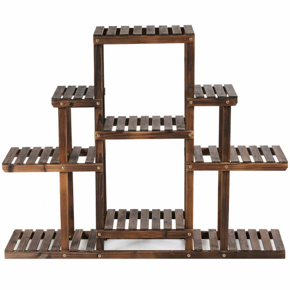 6-Tier Flower Wood Stand Plant Display Rack Multifunctional Storage Shelf price history on PriceWatchPro