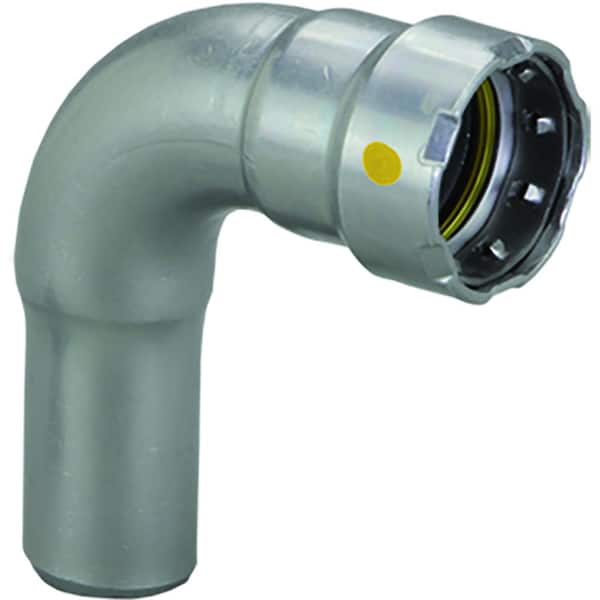 Viega MegaPressG 1 in. Press x 1 in. FTG Carbon Steel 90-Degree Street Elbow (5-Pack) (Gas Only)