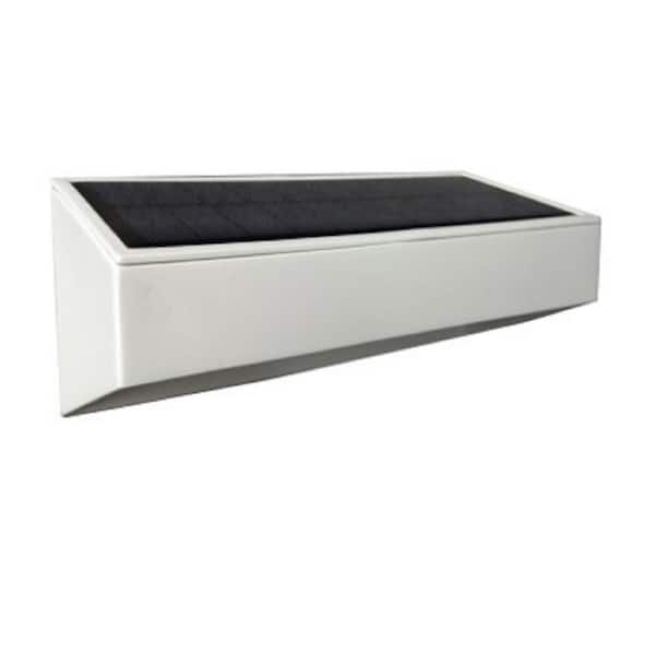 Deck Impressions Solar White LED Landscape Gutter Light (4-Pack)