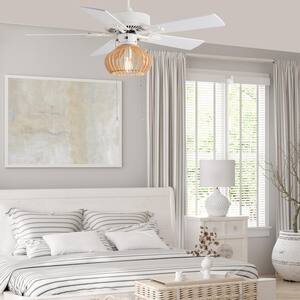 Bettina 42 in. Indoor LED White Ceiling Fan with Light Kit