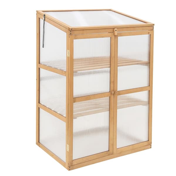 EAGLE PEAK 30 in. W x 22 in. D x 43.2 in. H Garden Cold Frame ...