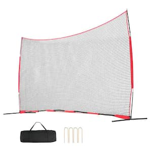 Barricade Backstop Net, 20 x 10 ft. Sports Barrier Netting, Portable Protection Screen for Baseball, Softball, Lacrosse