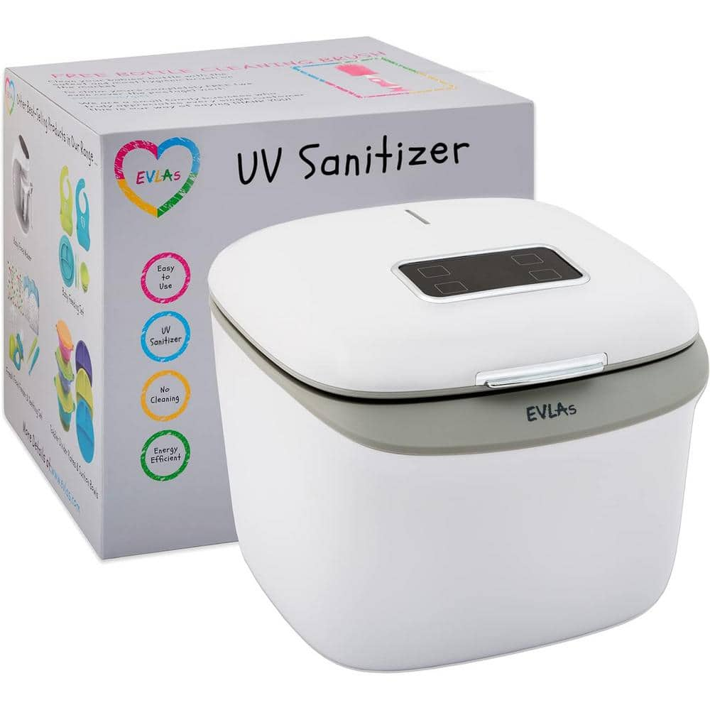 EVLA s UV Light Sanitizer UV Sanitizer Box Sanitizes in Minutes with No Cleaning Required Touch Screen Control for The Whole Family