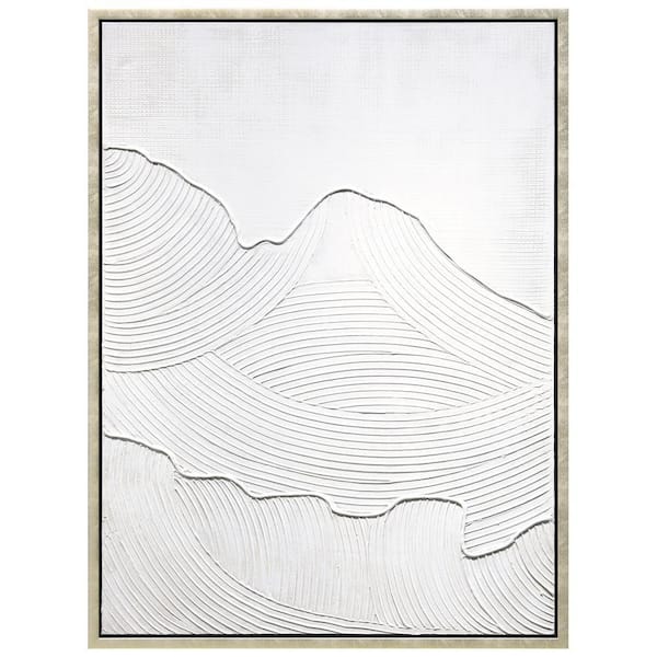 Empire Art Direct Mountain Serenity Heavily Textured Hand Painted