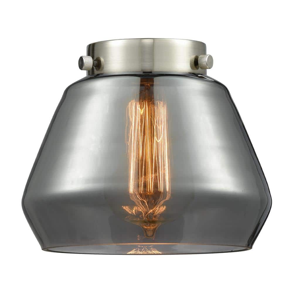 Fulton Matte Black and Smoke Glass Mini Pendant Light