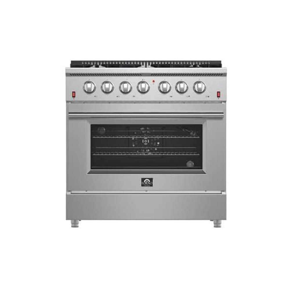 Galiano Professional 36 in. Freestanding Gas Range in Stainless Steel price history on PriceWatchPro