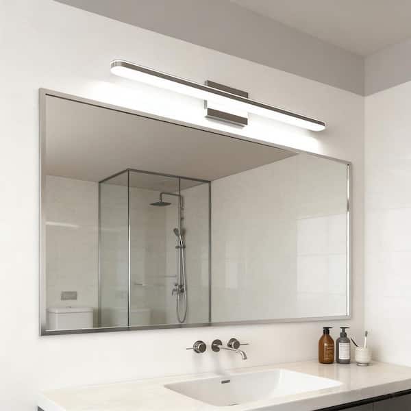 Platinum Glow 39 in. Chrome LED Vanity Light Bar