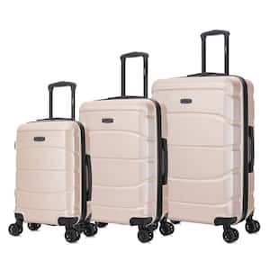 Sense Lightweight Hard Side Spinner 3-Piece Luggage Set 20 in./24 in./28 in. Champagne