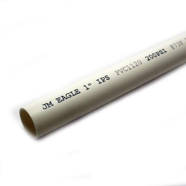 Jm Eagle 3 4 In X 10 Ft Pvc Class 0 Plain End Pipe The Home Depot